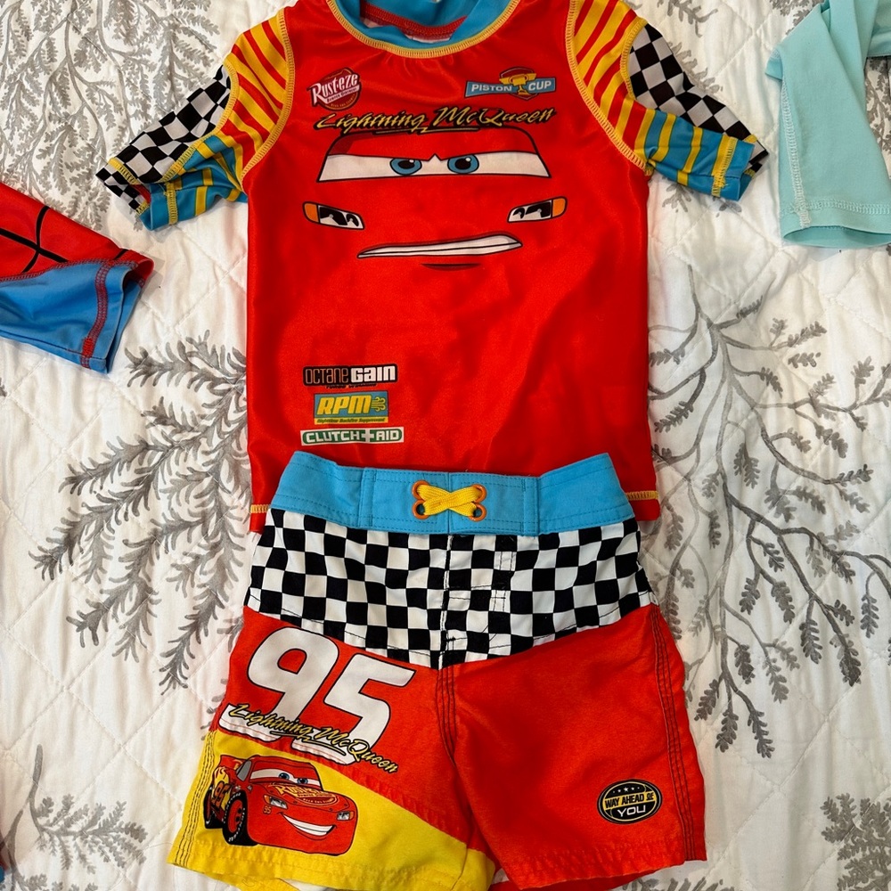 Disney Lightning McQueen Red and Yellow Toy Car